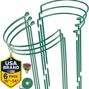 6 Pack Plant Support Stakes 16"-24"