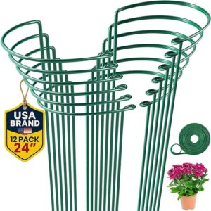 12 Pack Plant Support Stakes 24"