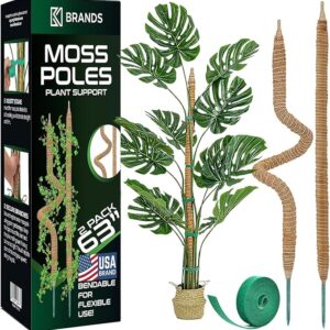2 Pack 63'' Bendable Moss Pole