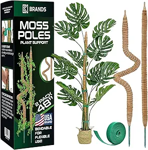 2 Pack 48'' Bendable Moss Pole