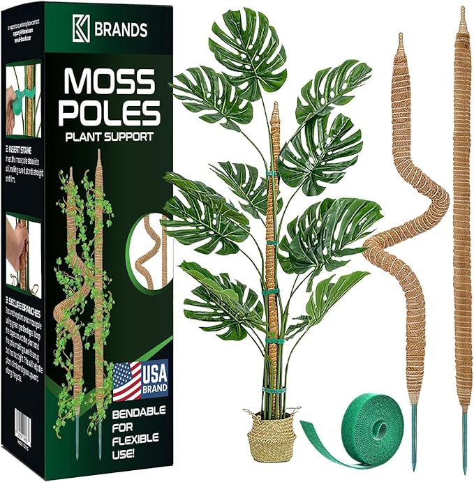 2 Pack 28 Bendable Moss Pole
