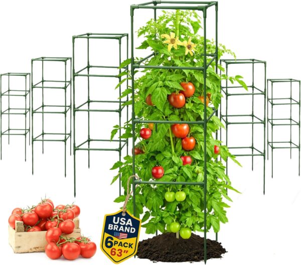 6 Pack Tomato Cage 63"